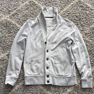 GAP Light Gray Shawl Collar Cardigan